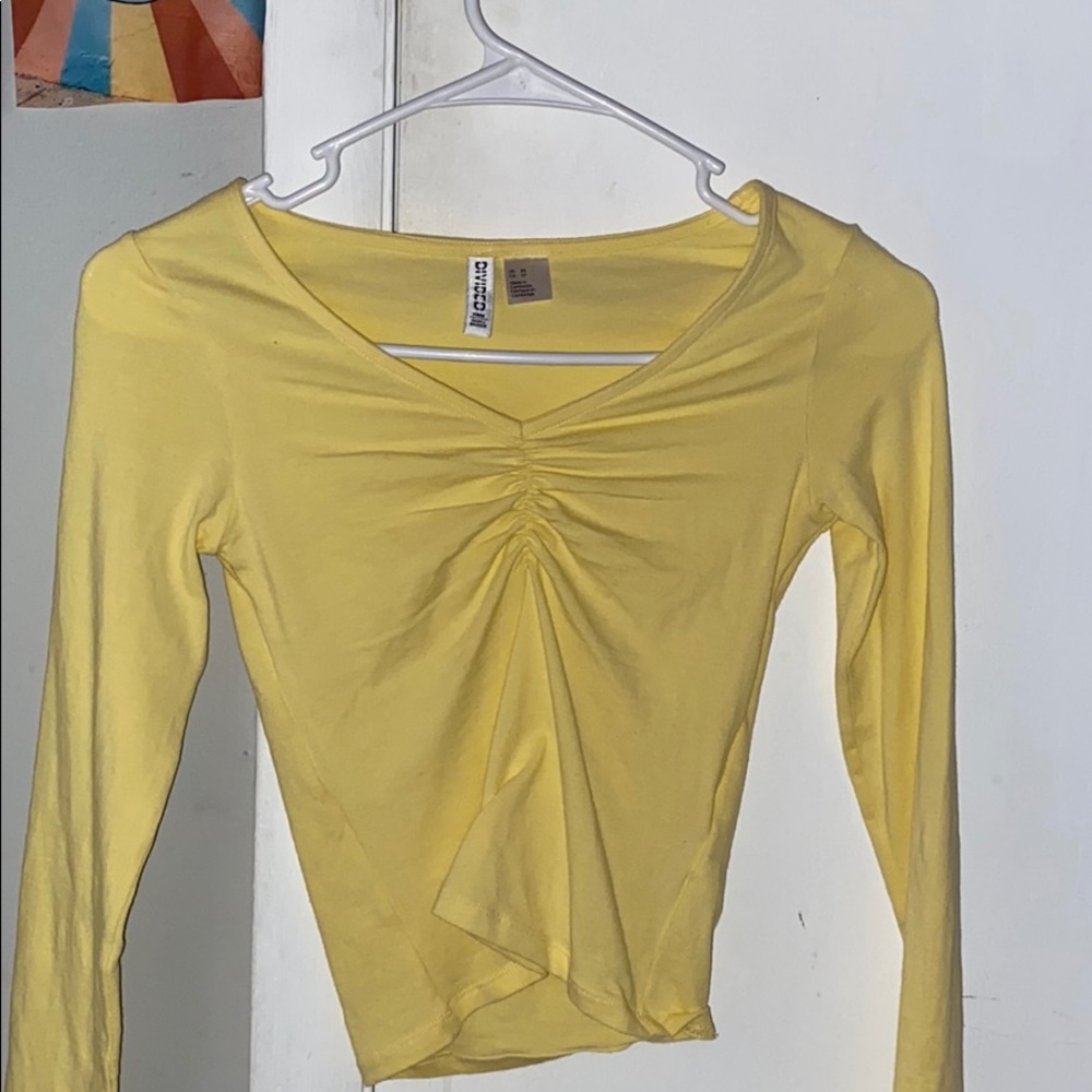 yellow long sleeve